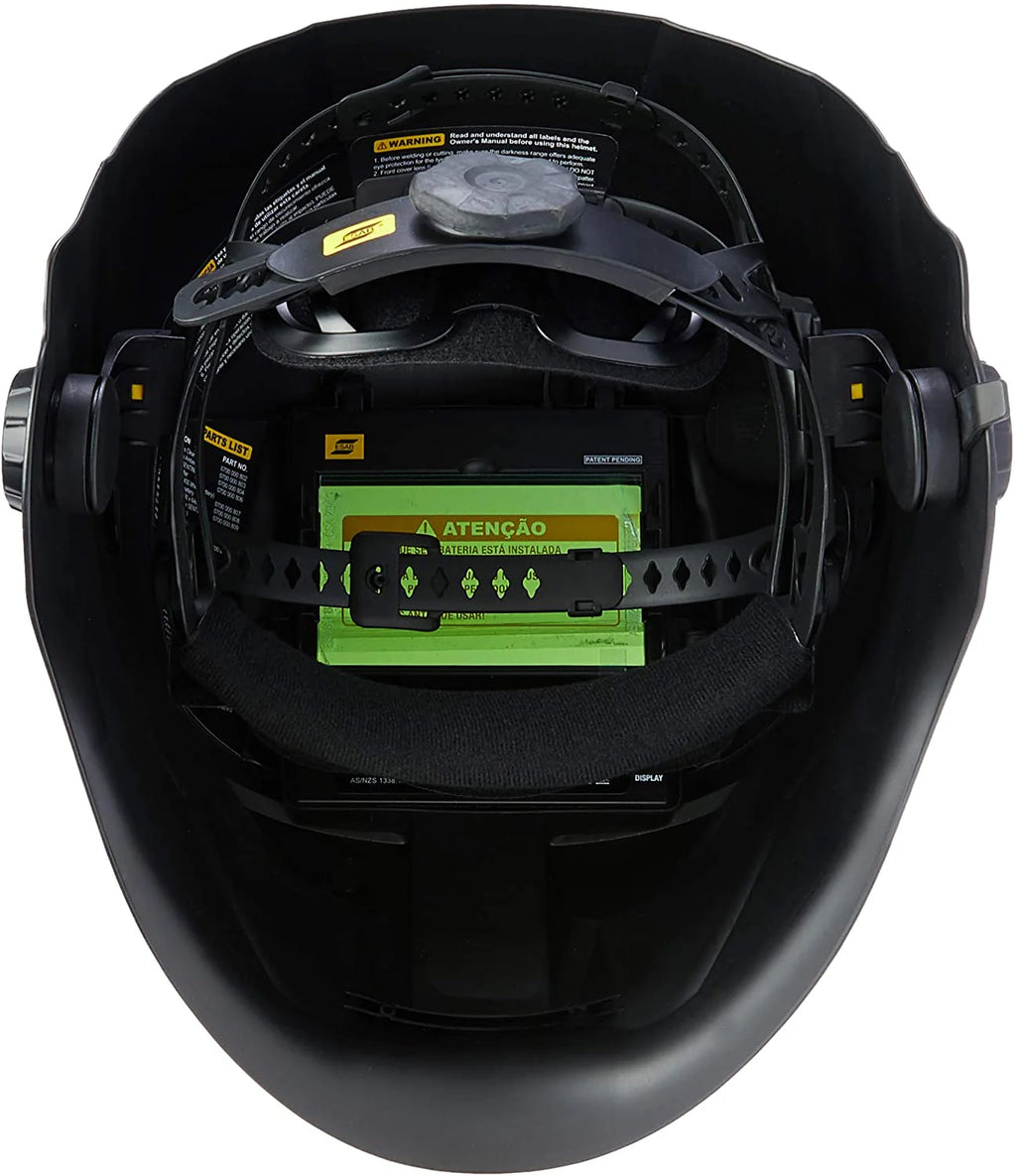 ESAB Welding Helmet Black 3.93 x 2.36 in Viewing Area - A50