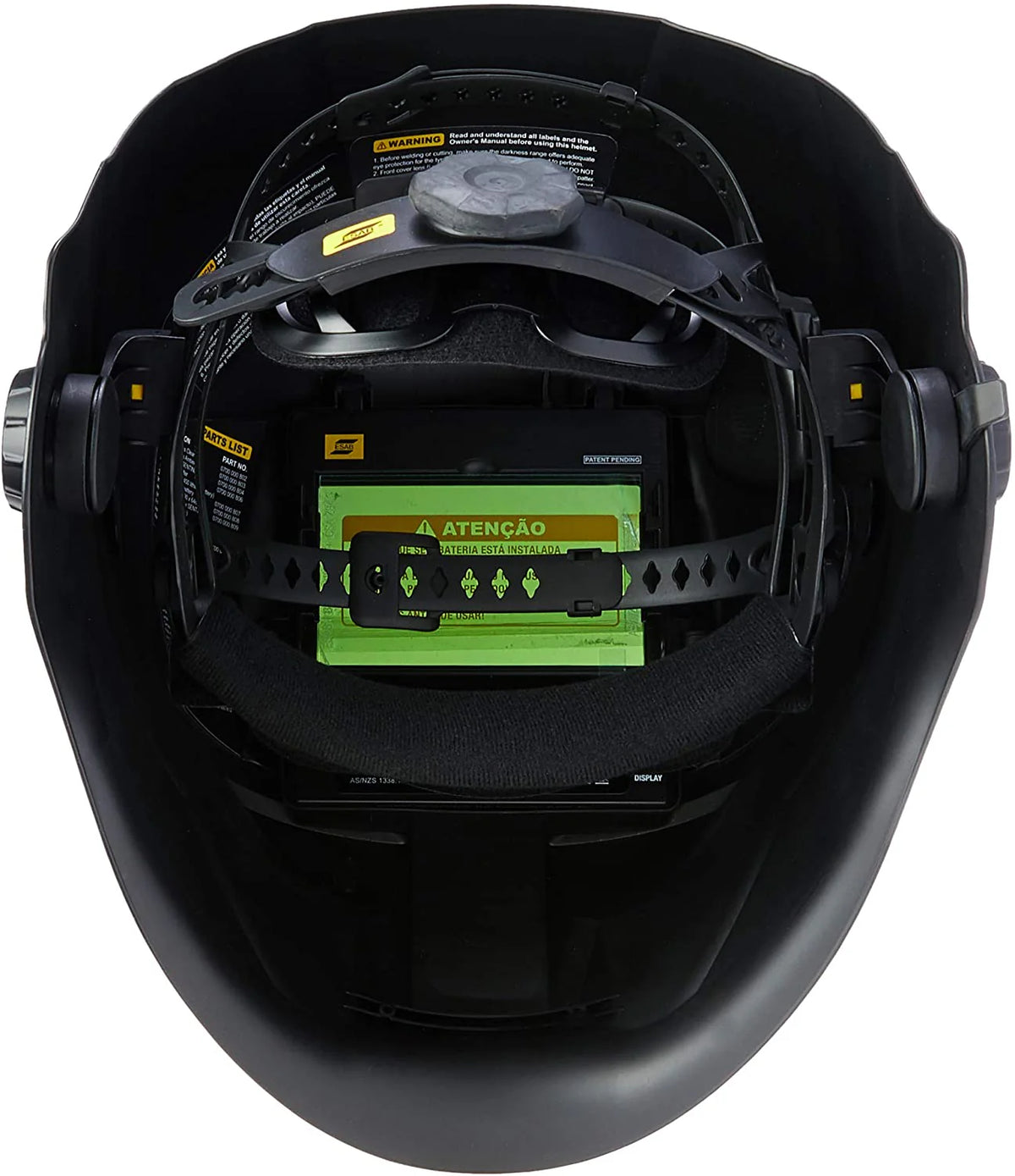 ESAB Welding Helmet Black 3.93 x 2.36 in Viewing Area - A50