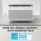 Midea U-Shaped Inverter Window Air Conditioner, 12,000 BTU, White - MAW12V1QWT-cr Renewed