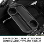 2-in-1 All-Terrain Baby Stroller Wagon With Canopy And Storage - Gray
