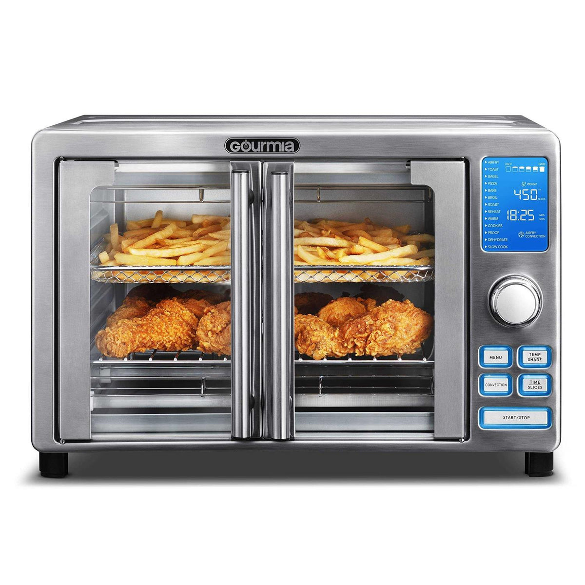 Gourmia French Door Digital Air Fryer Oven