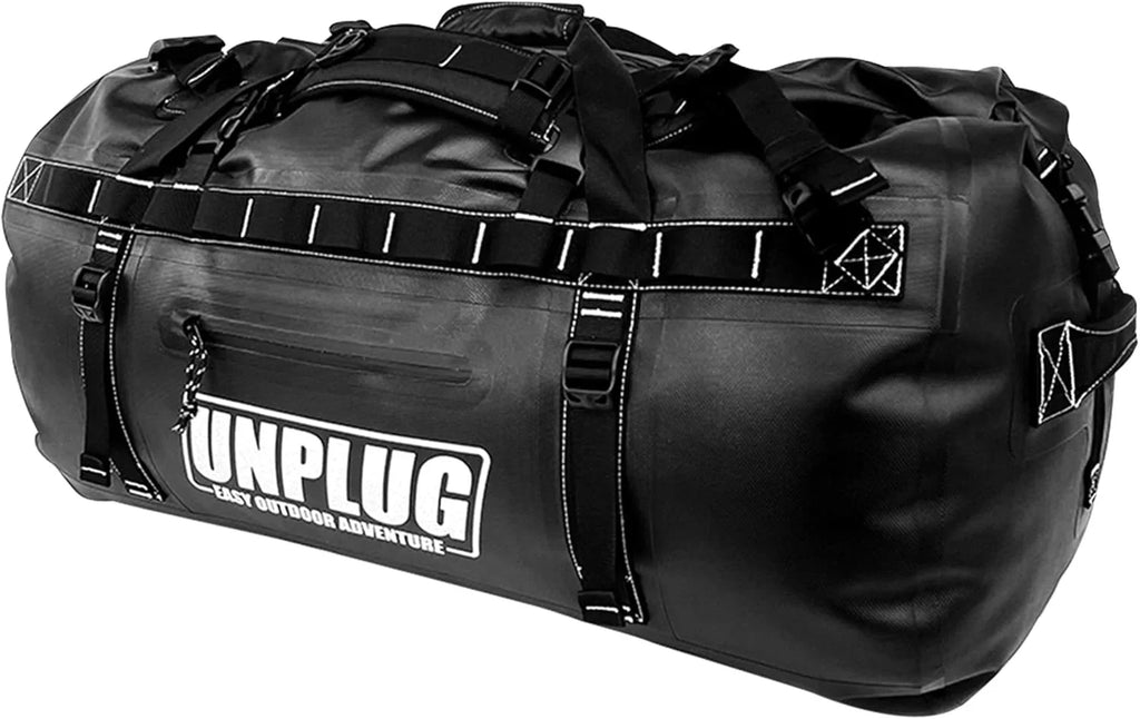 UNPLUG Waterproof Duffel Backpack, 65L, Adventure Orange - 100000