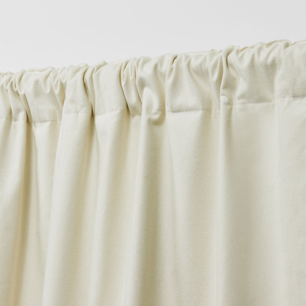 Blackout Single Window Curtain Panel, Back Tab And Rod Pocket, 100% Cotton