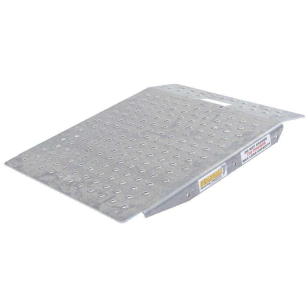 Guardian Shed Ramp, Punch Plate Surface, 29in L x 24in W x 2in H, 750 lbs - Sr-01-24-24-p-ts6