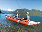 Excursion Pro 1-Person Inflatable Kayak With Paddles, Pump And Fishing Rod Holders