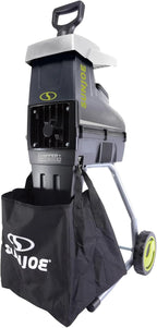 Electric Silent Wood Chopper/Deburr Machine, 15 Amp, 1.7 Inches, 21:1, 7 Inch Wheels - Green