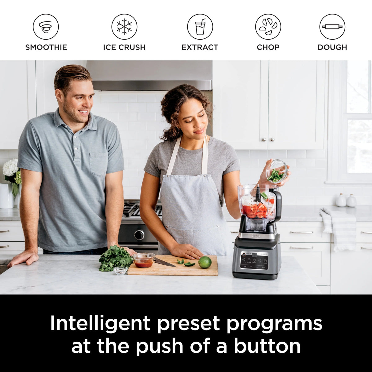 Ninja Professional Plus Kitchen System, 1400 Watts, 72 oz Blender Pitcher, 64 oz Processor Bowl, 24 oz To-Go Cups - BN800