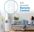 BLACK+DECKER Portable Air Conditioner, 12,000 BTU (8,000 BTU SACC), Up To 550 Sq. Ft., White - BPACT12WT