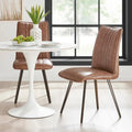 Reino PU Dining Side Chairs, Set Of 2