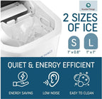 Countertop Ice Maker, 1.5L, White - 368-156-953