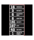 Craftsman Professional Mechanics Tool Set, 450-Piece, Black