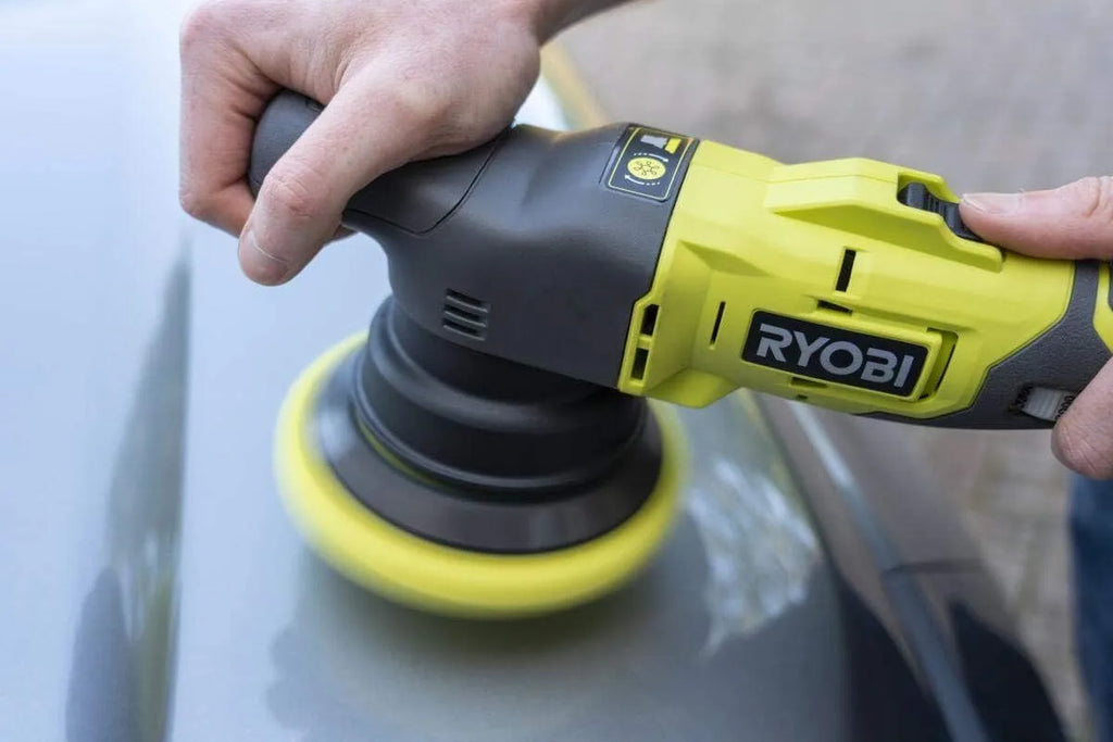 RYOBI 18 V ONE+ Cordless Eccentric Polisher With 125 mm Polishing Plate - R18P-0