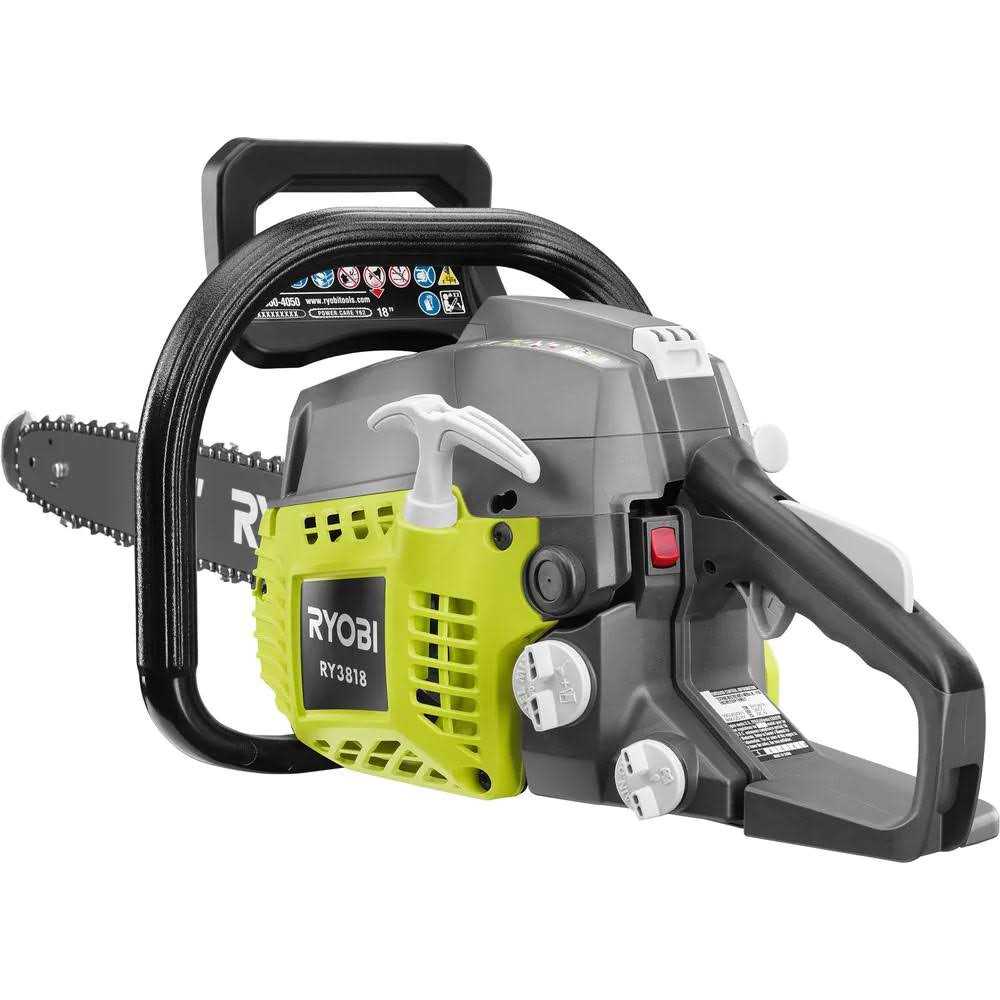 Ryobi 18 in 38cc 2-Cycle Gas Chainsaw - RY3818