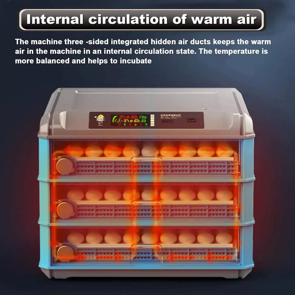500 Egg Digital Automatic Poultry Incubator With LED Screen