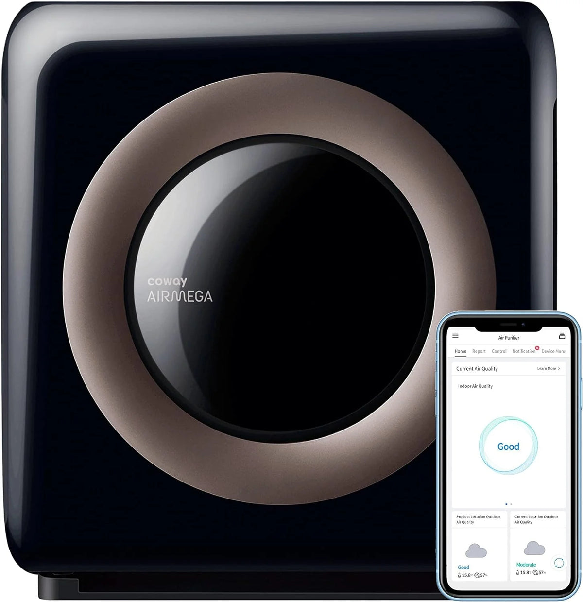Coway Mighty True HEPA Air Purifier, White - AP-1512HH