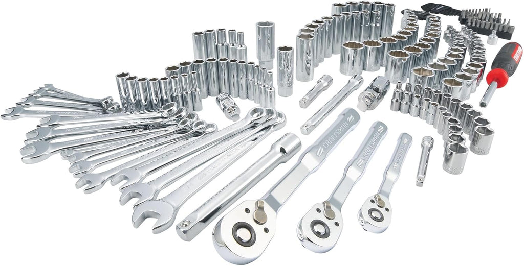 189-Piece Mechanics Tool Set With 1/4-Inch And 3/8-Inch Drive
