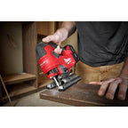 Milwaukee M18 FUEL 18-Volt Lithium-Ion Brushless Cordless D-Handle Jig Saw With M18 5.0 Ah Battery - 2737-20-48-11-1850