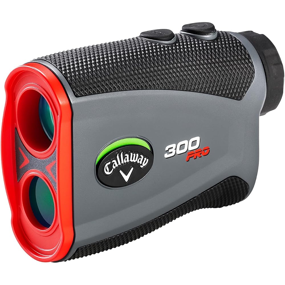 Callaway Golf Laser Rangefinder, Red, 6x, 5-1000 Yards - 300 Pro Slope