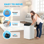 HUMHOLD Portable Air Conditioner, 14000 BTU, White - HDPAC-10-A1