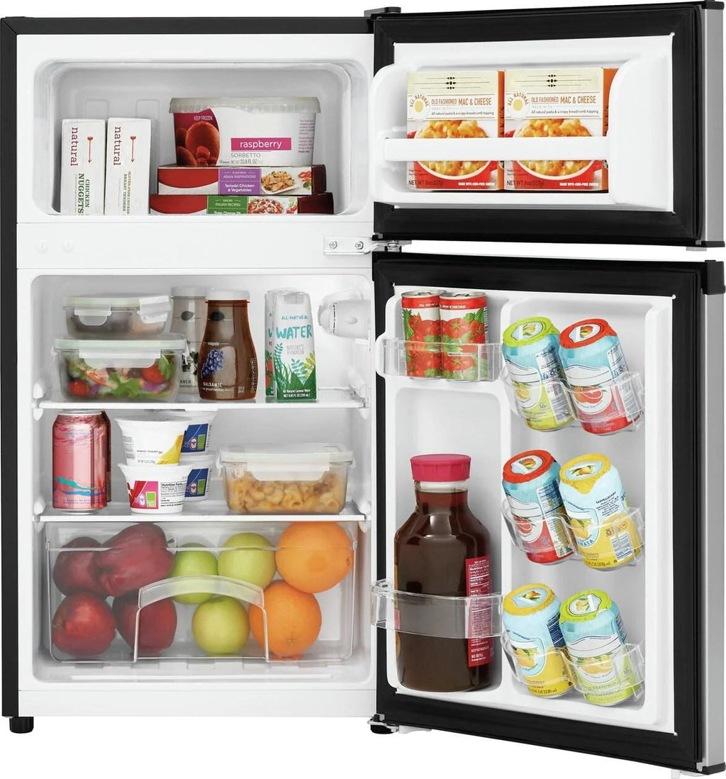 Frigidaire Compact Refrigerator, Stainless Steel, 3.1 Cu Ft