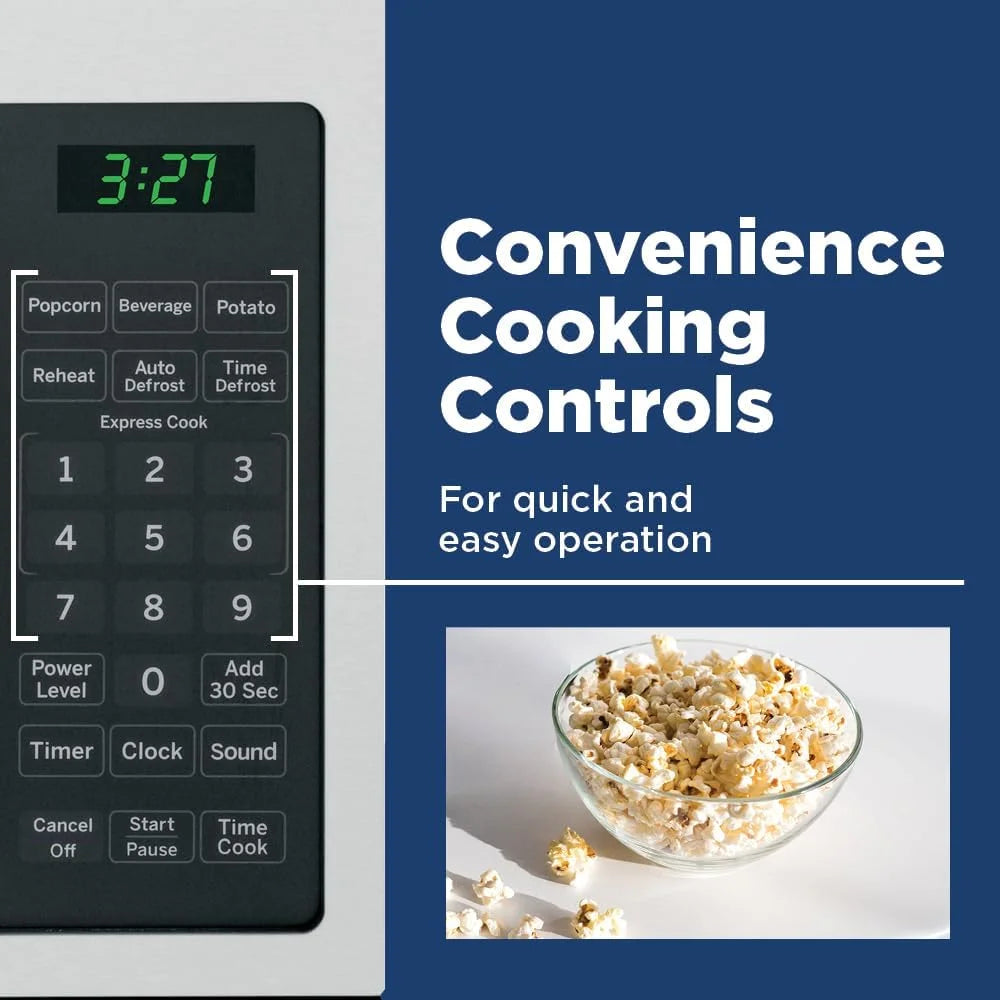 GE Countertop Microwave Oven 700-Watt 0.7 Cu Ft Stainless Steel - GCST07N1WSS