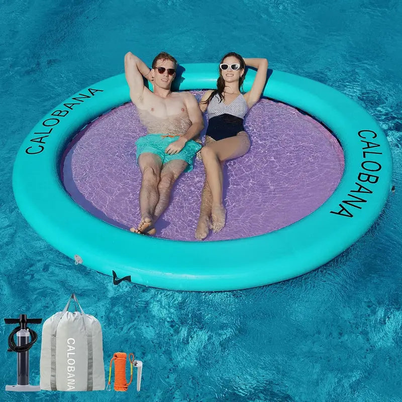 Inflatable Floating Ring Hammock And River Tube - 6-Circle, 8-Circle, 10-Circle Or 3-6-Circle