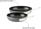 Hard Anodized Nonstick Fry Pan Set, 8-Inch And 10-Inch, 2 Piece