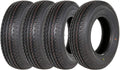 Set Of 4 ST225/75R15 Radial Trailer Tires, 10 Ply Load Range E, 117N