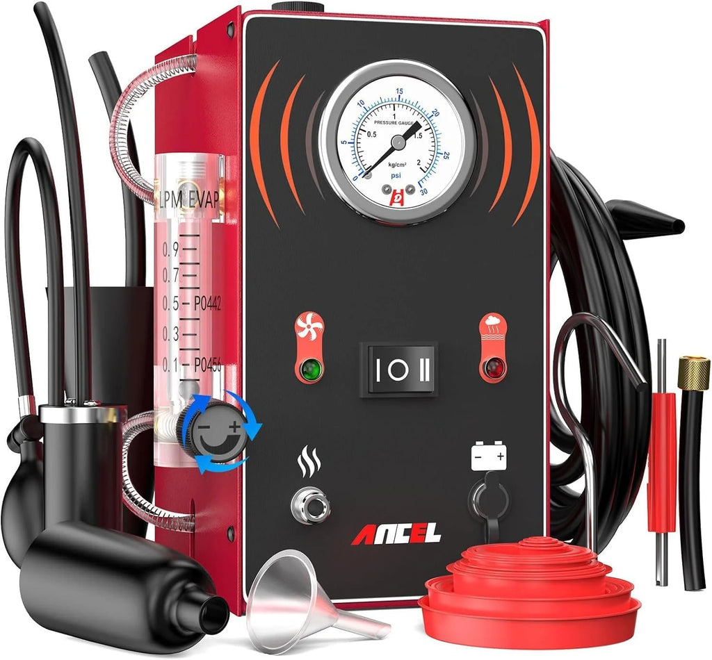 ANCEL Automotive Smoke Leak Detector With Built-In Air Pump, Pressure Gauge And Flow Meter - S300