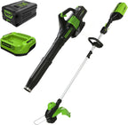 Cordless String Trimmer And Leaf Blower Combo Kit, 60V 13 Inches, 4.0 Ah Battery And Charger Included