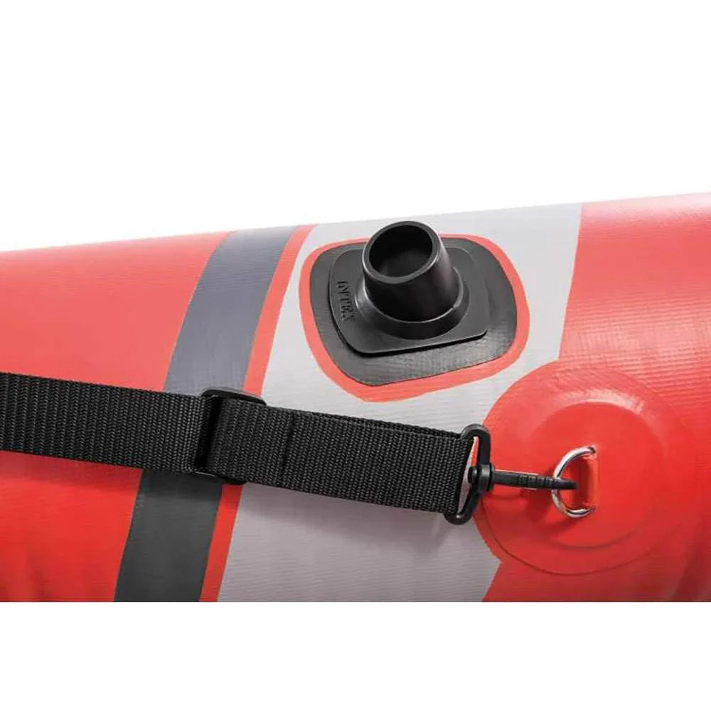 Intex Excursion Pro K2 2-Person Vinyl Inflatable Kayak With 86 Inch Aluminum Oars - K2