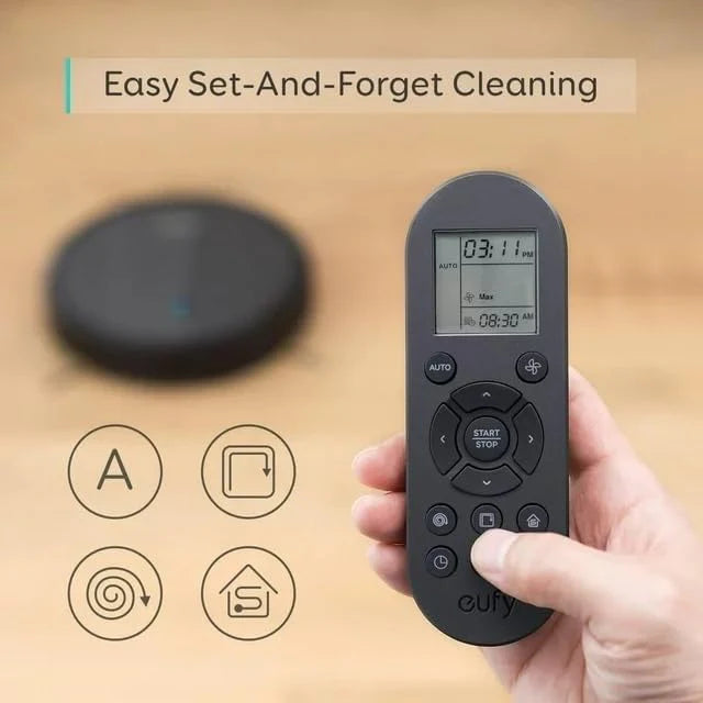 eufy Robot Vacuum With Self-Emptying Station, 4000 Pa Suction, 2.85-Inch Body - C10