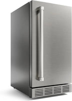 15 Inch Outdoor Stainless Steel Beverage Refrigerator With 3 Shelves