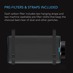 AC Infinity Air Carbon Filter 12in Duct Opening, 28in Length - Australian Virgin Charcoal