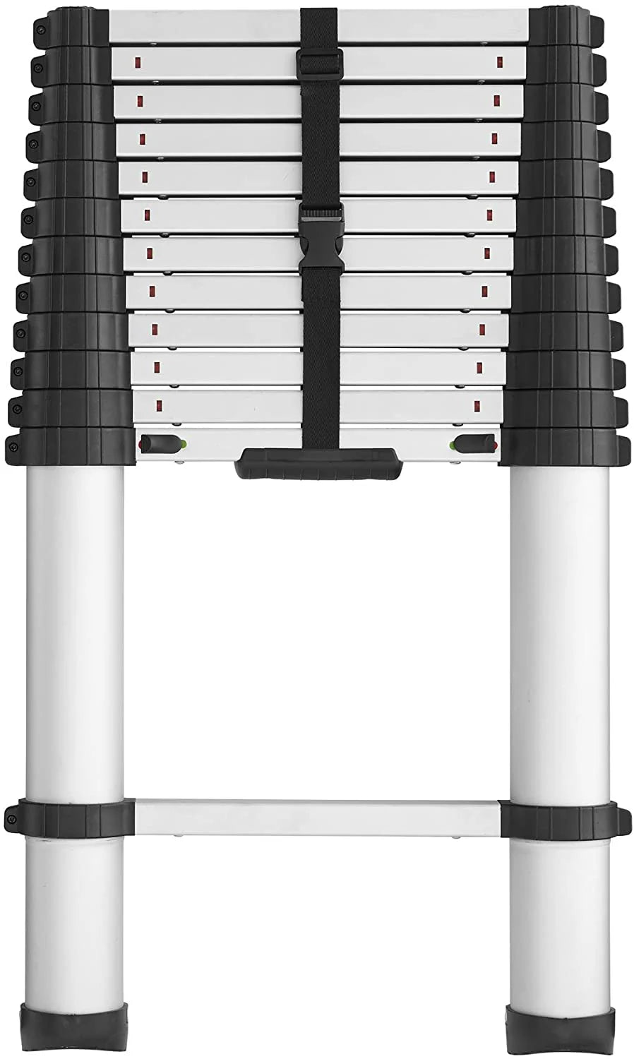 SmartClose Telescoping Aluminum Ladder, 12.5 ft, 300-Pound Capacity, 16 ft Max Reach - 20313T1ASE