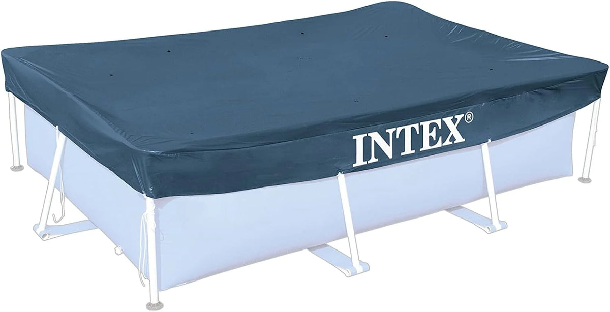 Intex Small Frame Rectangular Pool 260 X 160 X 65 Cm, 2.282 Litros With 300 X 200 Cm Cover - 28271Np/28038
