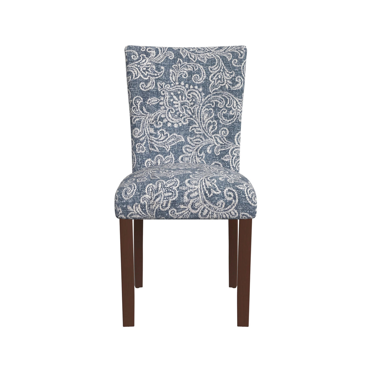 Set Of 2 Upholstered Parsons Dining Chairs, 38 in H x 19 in W x 23.5 in D