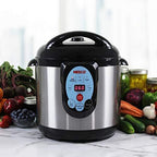 NESCO Smart Pressure Canner And Cooker, 9.5 Quart, Stainless Steel - NPC-9