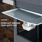 Sophia & William 4-Burner Propane Gas Grill, 542 Sq. In., Silver - E02GR001