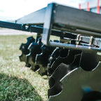 Titan Distributors Inc. 4-Ft Notched Disc Harrow Attachment Pull Behind for ATV and UTV - NO250072