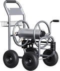 Giraffe Tools Heavy Duty Garden Hose Reel Cart With Wheels - 250-Feet 5/8-Inch Hose Capacity
