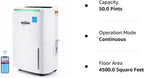 HUMHOLD Portable Air Conditioner, 14000 BTU, White - HDPAC-10-A1
