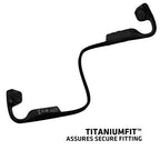 AFTERSHOKZ Titanium Bone Conduction Wireless Bluetooth Headphones, Black - Titanium