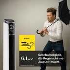 Yoer Tower Fan With Ionizer, 29 dB, 10 m Range, 12 Speeds, 90 Degree Oscillation - Verto