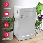 Frigidaire Retro Bar Fridge, 3.2 Cu. Ft., Pink, 65-Watt - EFR376-C-PINK