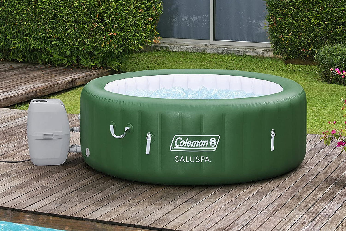 Coleman SaluSpa Tahiti Inflatable Hot Tub Spa, 2-4 Person AirJet Spa - Tahiti