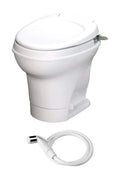 Thetford Aqua-Magic V RV Toilet Hand Flush With Hand Sprayer High Profile White - 31675