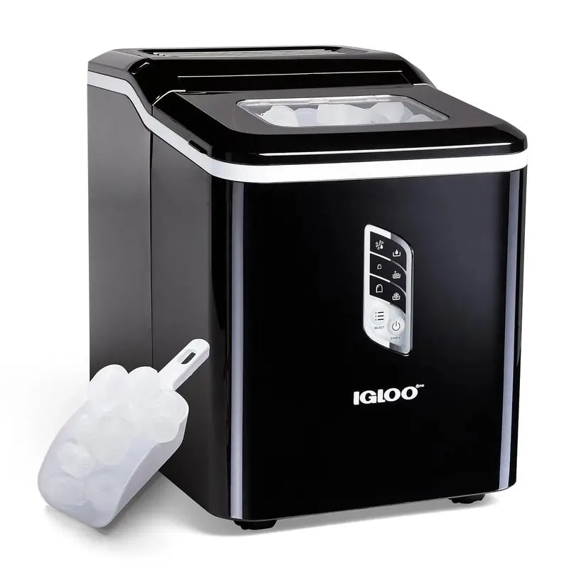 Igloo Portable Automatic Ice Maker, 26 lbs/Day, 1.5-Quart Water Tank - Self-Cleaning