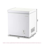 Frigidaire Chest Freezer, 2.1 Cu. Ft., White