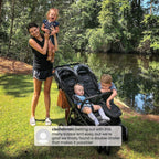 Jeep Destination Ultralight Side x Side Double Stroller - 40 lb Per Seat
